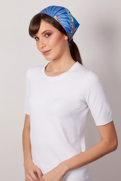 Persian Peacock - 45cm Scarf