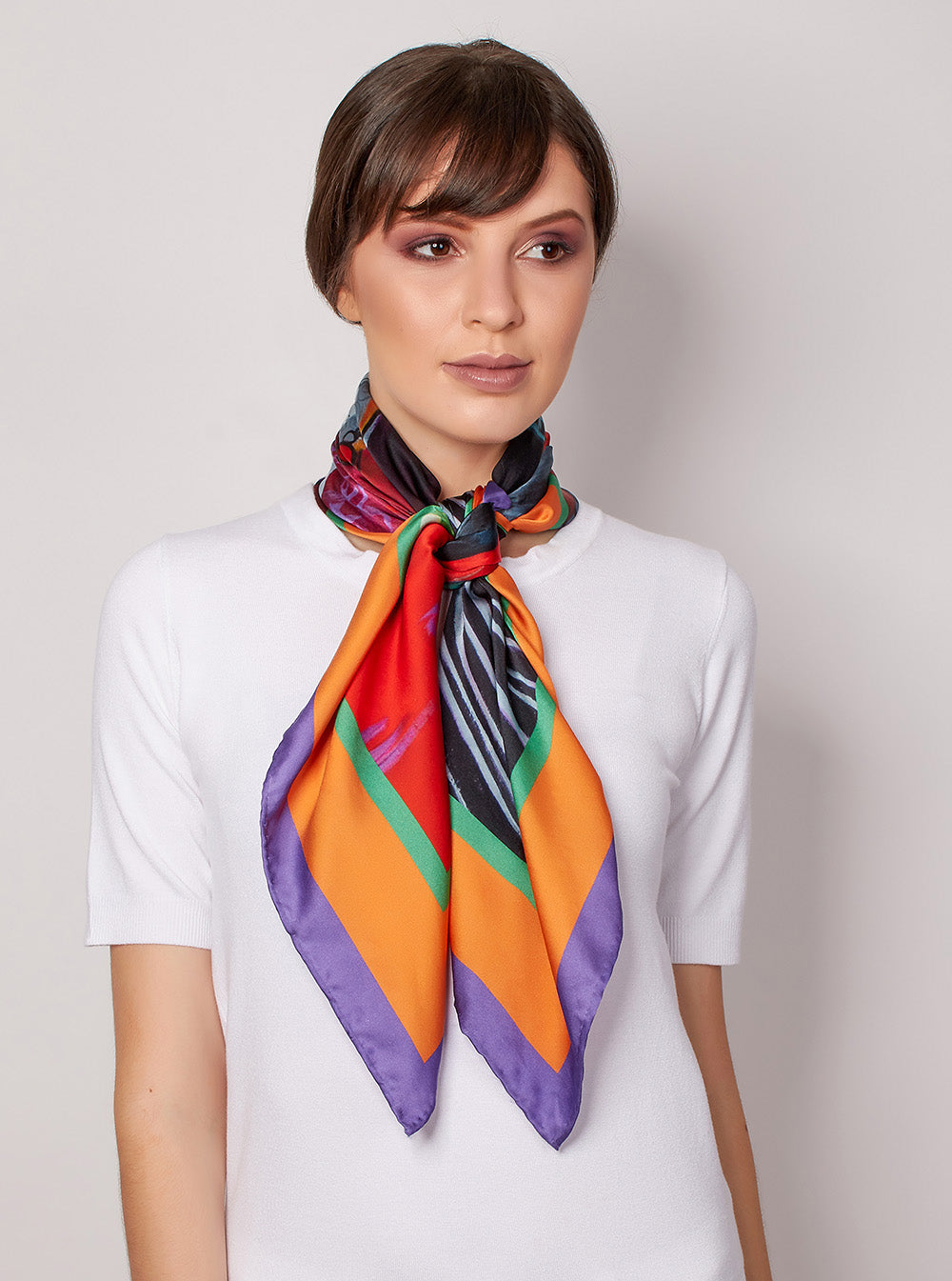 Remember Me 35" silk scarf