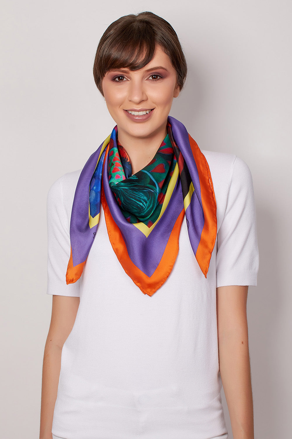 Night Dreams 35" silk scarf