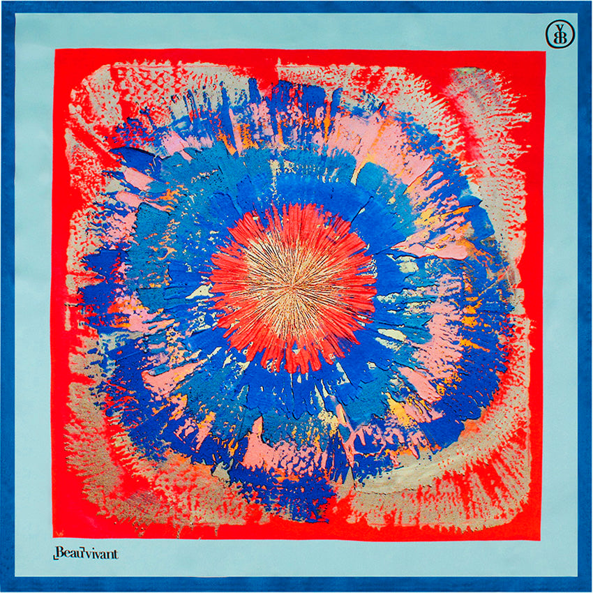 The Sun Machine 18" silk scarf