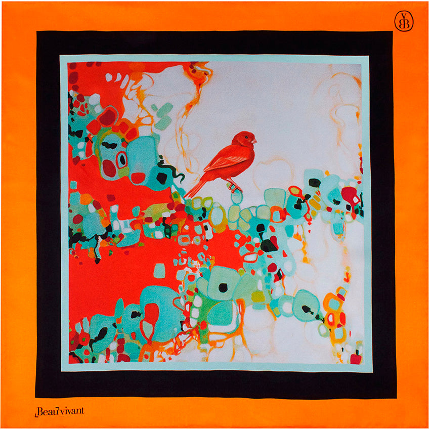 Secrets I Hold 18" silk scarf