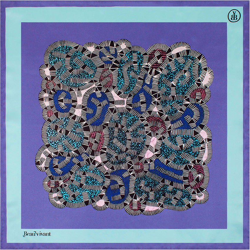 PTRN4 18" silk scarf