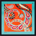 Silk Road Inspiration 23" silk scarf