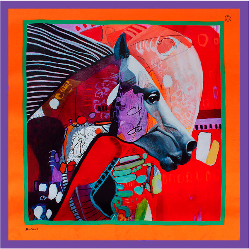 Remember Me 35" silk scarf