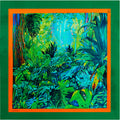 Borobudur 36" silk scarf