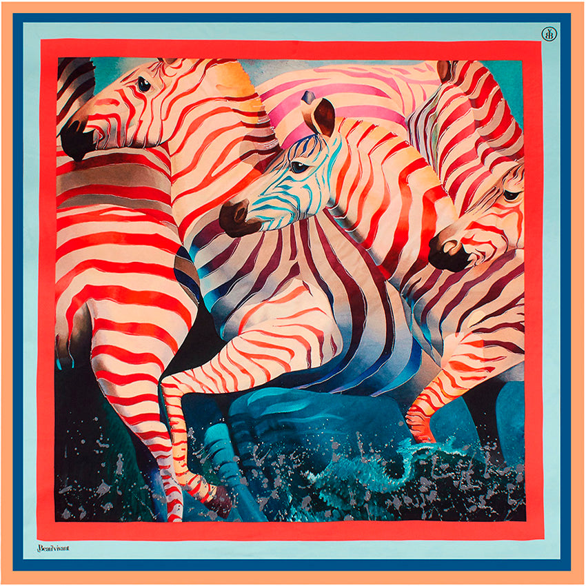 Best Wishes 35" silk scarf