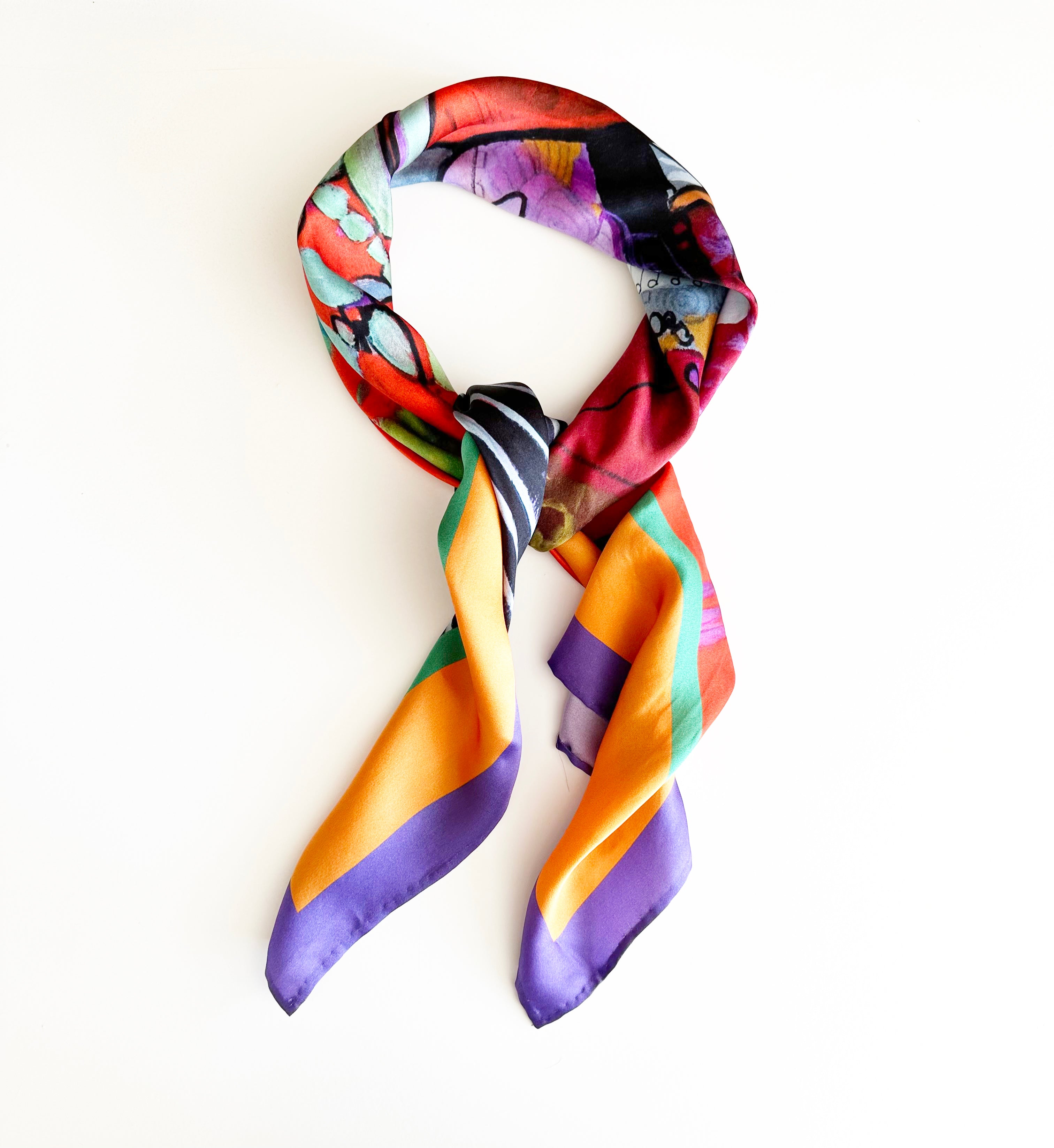 Remember Me 35" silk scarf