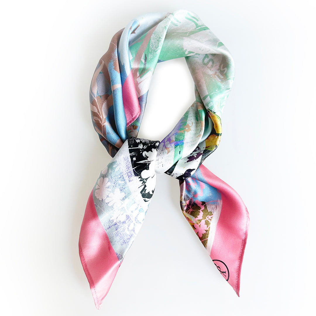Sugar Mama 23" silk scarf