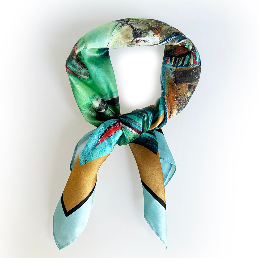 Proteccion 23" silk scarf
