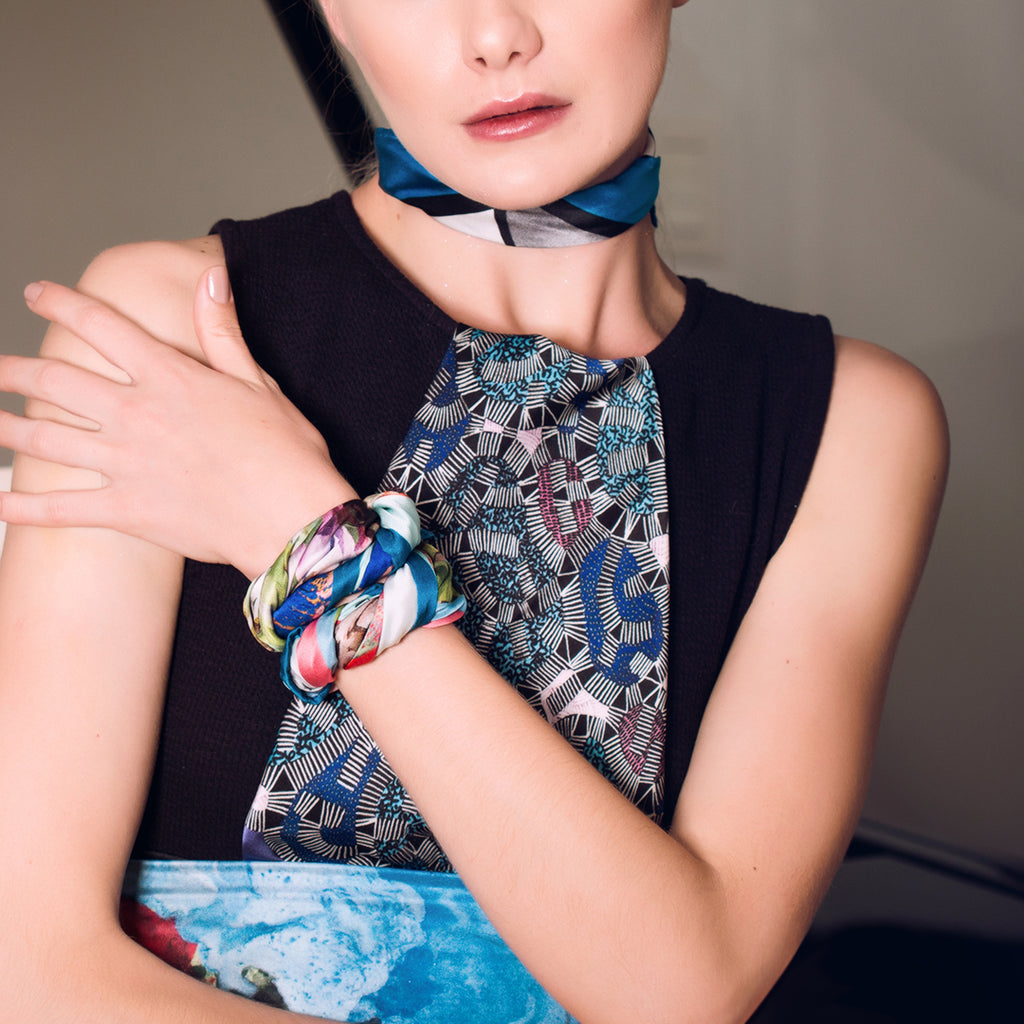 PTRN4 18" silk scarf