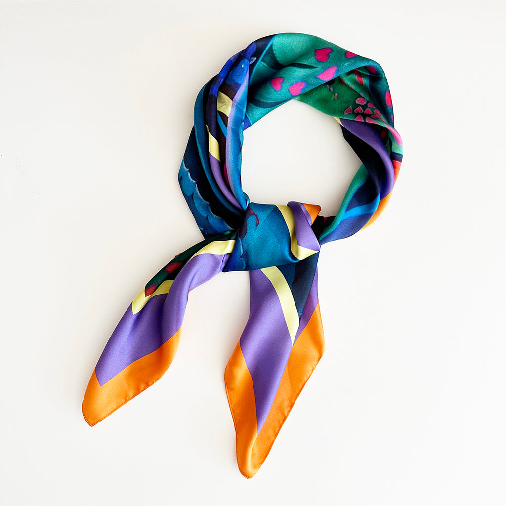 Night Dreams 35" silk scarf